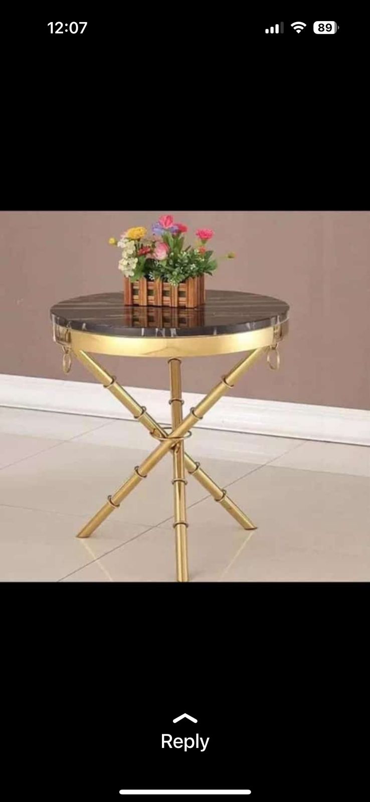 Luxury design coffee table  top glass UV MDF