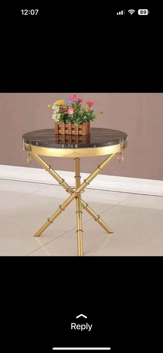 Luxury design coffee table  top glass UV MDF